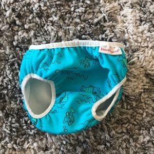 🔹5 for $25🔹ImseVimse Blue Fish Diaper 15-22lbs